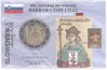 2 Euro Coincard / Infokarte Slowenien 2014 Barbara Celjska