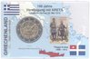2 Euro Coincard / Infokarte Griechenland 2013 Kreta