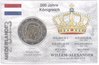 2 Euro Coincard / Infokarte Niederlande 2013 Königreich
