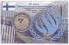 2 Euro Coincard / Infokarte Finnland 2008 Menschenrechte