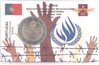 2 Euro Coincard / Infokarte Portugal 2008 Menschenrechte