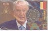 Coincard / Infokarte Belgien 2002 2 Euro Kursmünze