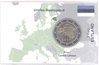 Coincard / Infokarte Estland 2011 2 Euro Kursmünze