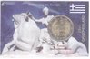 Coincard / Infokarte Griechenland 2004 2 Euro Kursmünze