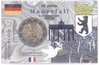 2 Euro Coincard / Infokarte Deutschland 2019 Berliner Mauerfall