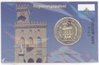 Coincard / Infokarte San Marino 2002 2 Euro Kursmünze