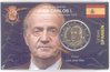 Coincard / Infokarte Spanien 1999 2 Euro Kursmünze