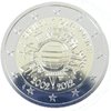 2 Euro Österreich 2012 10 Jahre Euro Bargeld PP in Kapsel