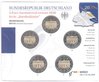 2 Euro Gedenkmünzen-Set Deutschland 2020 Brandenburg