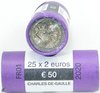 Rolle 2 Euro Gedenkmünzen Frankreich 2020 Charles de Gaulle