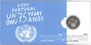 2 Euro Coincard Portugal 2020 Vereinte Nationen PP