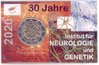 2 Euro Coincard / Infokarte Zypern 2020 Neurologie und Genetik