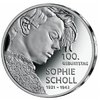 Deutschland 20 Euro 2021 bfr 100. Geburtstag Sophie Scholl