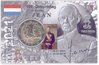 2 Euro Coincard / Infokarte Luxemburg 2021 100. Geburtstag Großherzog Jean - Relief