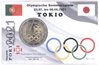 2 Euro Coincard / Infokarte Portugal 2021 Olympische Spiele Tokio