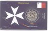 Coincard / Infokarte Malta 2021 2 Euro Kursmünze