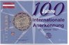 2 Euro Coincard / Infokarte Lettland 2021 De Iure 100