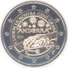 2 Euro Gedenkmünze Andorra 2021 Senioren in Kapsel