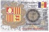2 Euro Coincard / Infokarte Andorra 2021 Kursmünze