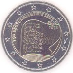 2 Euro Gedenkmünze Estland 2022 Literatur-Gesellschaft