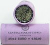Rolle 2 Euro Gedenkmünzen Zypern 2022 Erasmus-Programm