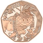 Austria 5 Euro CC 2022 Easter Coin - Little I-Am-Me
