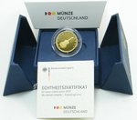 Deutschland 50 Euro Gold 2022 F Konzertgitarre