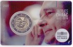 2 Euro Coincard Frankreich 2022 Jaques Chirac