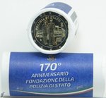 Rolle 2 Euro Gedenkmünzen Italien 2022 Polizia di Stato IPZS