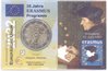 2 Euro Coincard / Infokarte Griechenland  2022 Erasmus-Programm