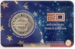 Belgium 2,50 Euro 2022 20 Years of Euro Coin in Coincard NL