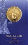 Malta 50 Euro Melita Gold 2022 Bullion Proof like 1/2oz