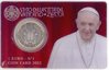 Vatikan original Coincard 1 Euro 2022