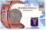 2 Euro Coincard / Infokarte Litauen 2022 Basketball