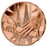 France 1/4 Euro CC 2021 Handover