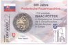 2 Euro Coincard / Infokarte Slowakei 2022 Erste Dampfmaschine
