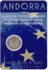 2 Euro Coincard Andorra 2022 Währungsvereinbarung Andorra - EU