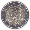 2 Euro Gedenkmünze Andorra 2022 Währungsvereinbarung Andorra - EU in Kapsel