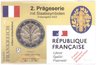 Coincard / Infokarte Frankreich 2023 2 Euro Kursmünze