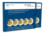 2 Euro Gedenkmünzen-Set Deutschland 2023 Karl der Große PP