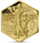 Frankreich 250 Euro Gold 2023 Olympische Spiele Paris 2024