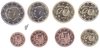 Spanien alle 8 Münzen 2023