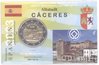 2 Euro Coincard / Infokarte Spanien 2023 Caceres
