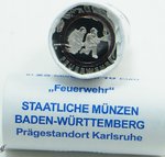 Roll Germany 10 Euro 2023 UNC Fire Department G Karlsruhe