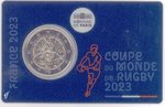 2 Euro Coincard Frankreich 2023 Rugby Weltmeisterschaft