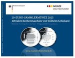 Deutschland 20 Euro 2023 PP Rechenmaschine