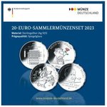 Deutschland 20 Euro Silber Gedenkmünzenset 2023 PP