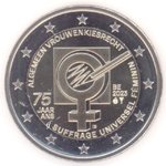 2 Euro Gedenkmünze Belgien 2023 Frauenwahlrecht