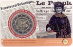 2 Euro Coincard Belgium 2023 Female Suffrage FR