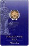 Malta 10 Euro Melita Gold 2023 Bullion Proof like 1/10oz